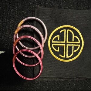 Carousel Pink BudhaGirl Bangles